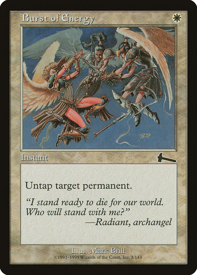Burst of Energy - carta Magic The Gathering