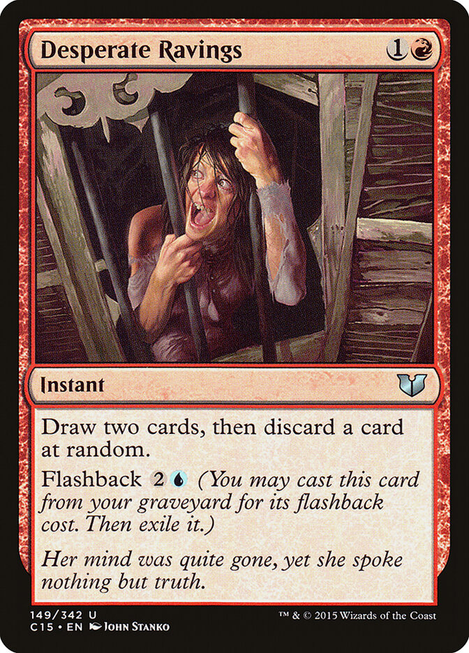 Desperate Ravings - carta Magic The Gathering