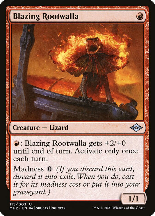 Blazing Rootwalla - carta Magic The Gathering