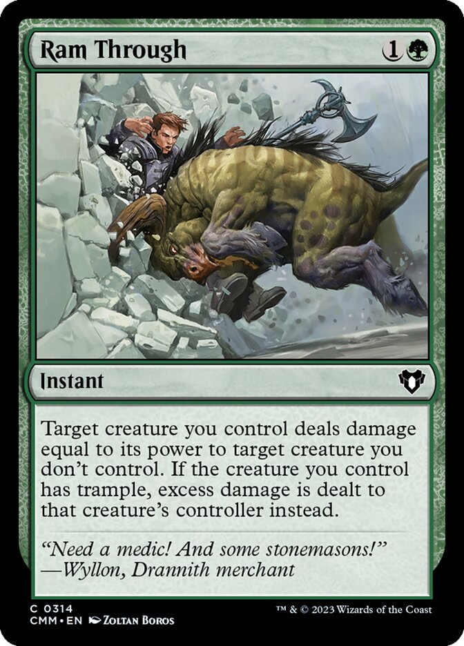 Ram Through - carta Magic The Gathering