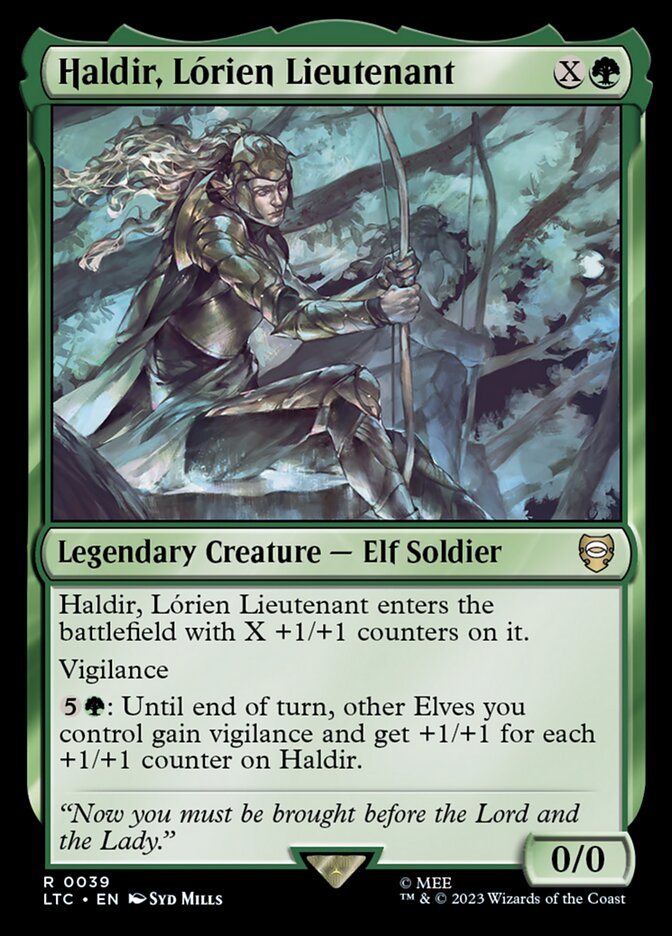 Haldir, Lórien Lieutenant - carta Magic The Gathering