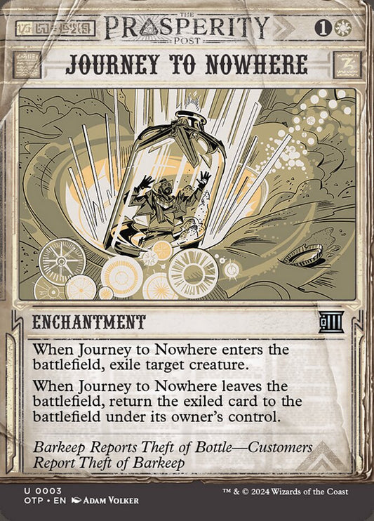 Journey to Nowhere - carta Magic The Gathering