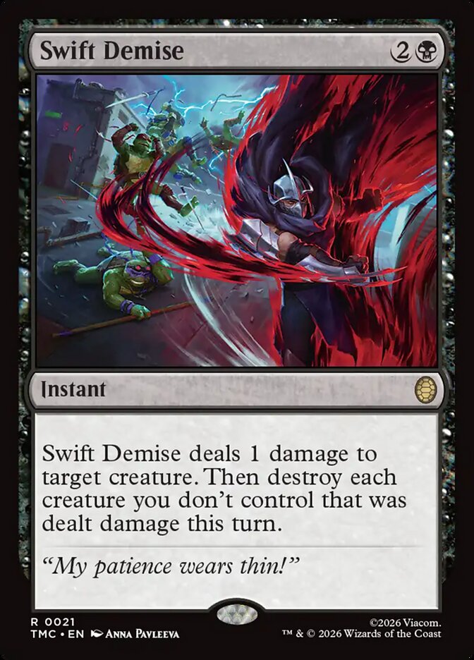 Swift Demise - carta Magic The Gathering