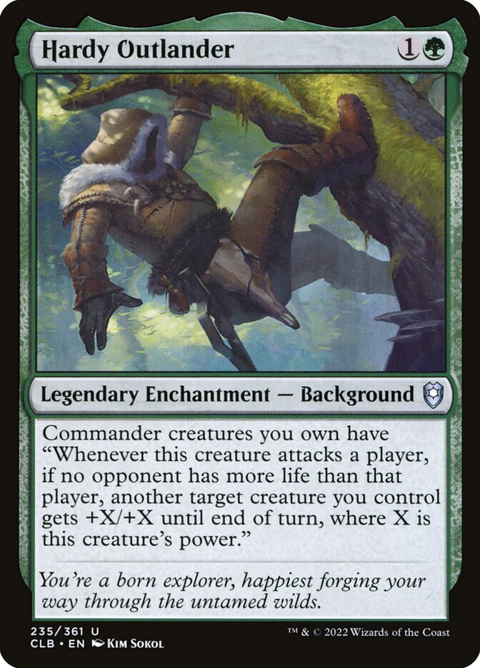 Hardy Outlander - carta Magic The Gathering