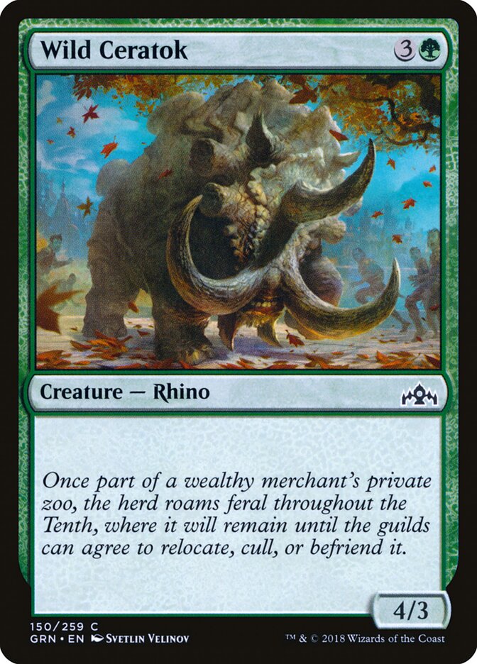 Wild Ceratok - carta Magic The Gathering