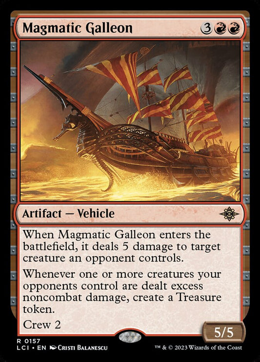 Magmatic Galleon - carta Magic The Gathering