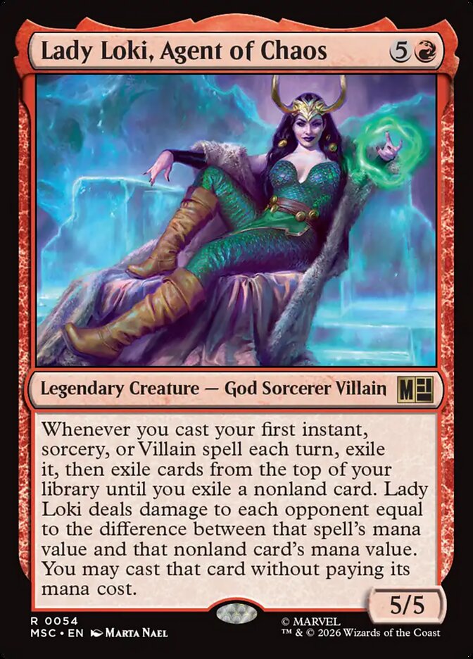 Lady Loki, Agent of Chaos - carta Magic The Gathering