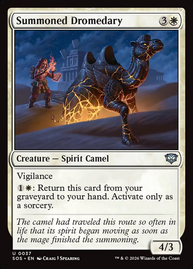 Summoned Dromedary - carta Magic The Gathering