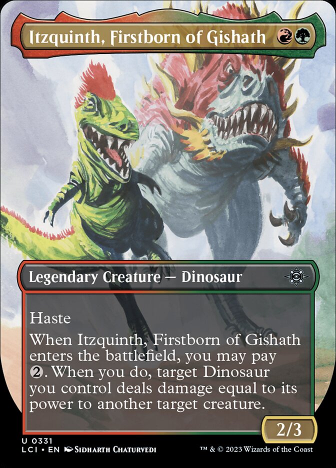 Itzquinth, Firstborn of Gishath - carta Magic The Gathering