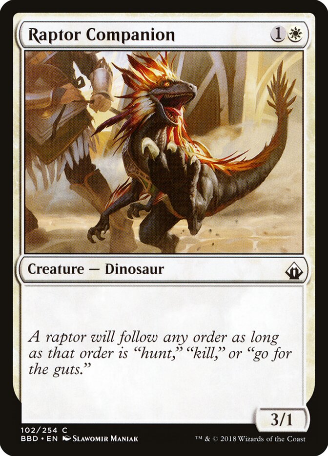 Raptor Companion - carta Magic The Gathering