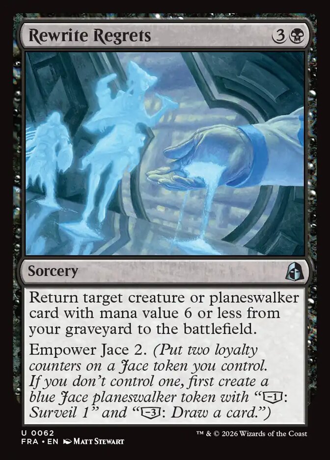 Rewrite Regrets - carta Magic The Gathering