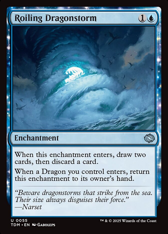Roiling Dragonstorm - carta Magic The Gathering