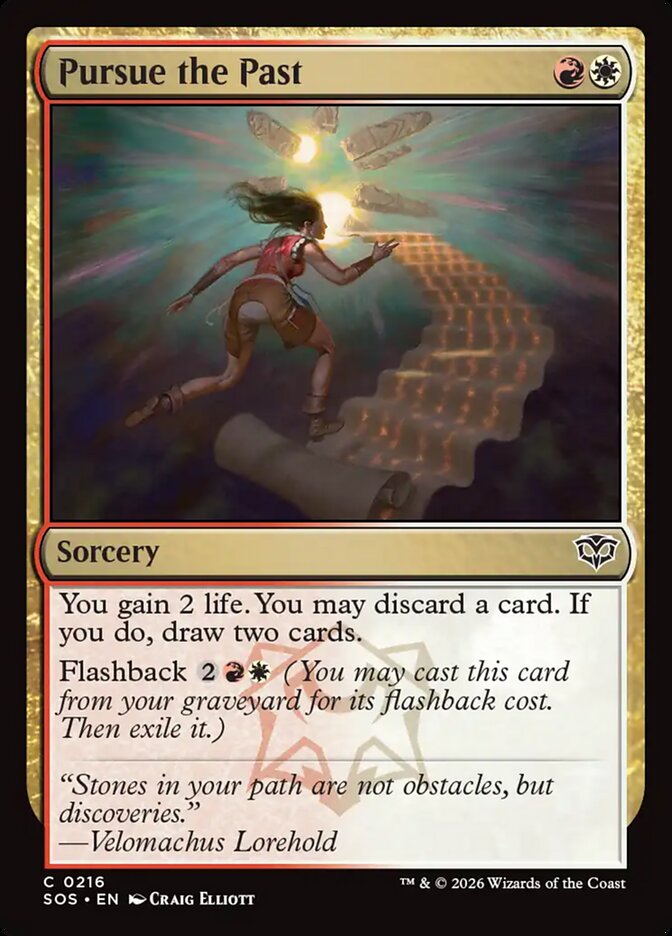 Pursue the Past - carta Magic The Gathering