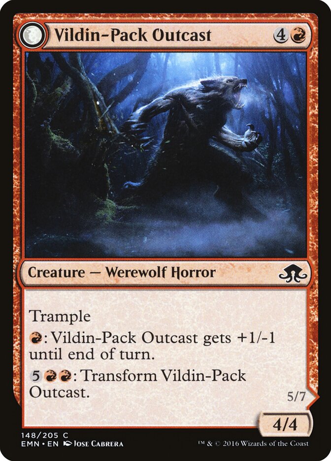 Vildin-Pack Outcast - carta Magic The Gathering