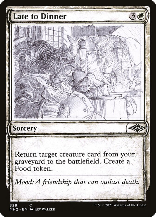 Late to Dinner - carta Magic The Gathering