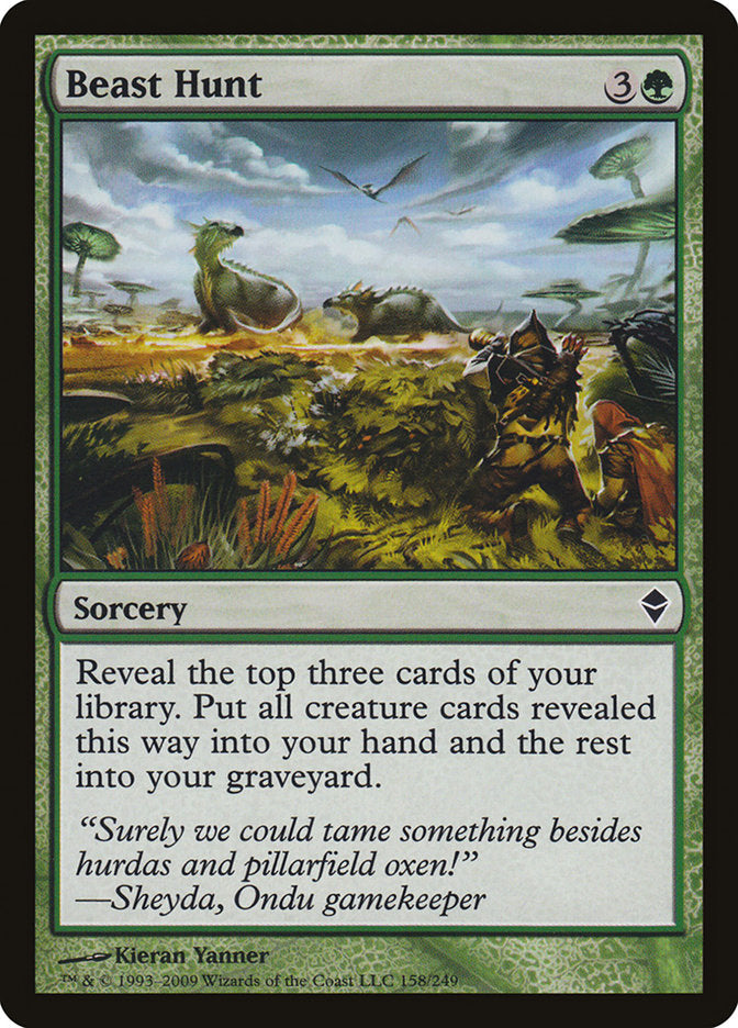 Beast Hunt - carta Magic The Gathering