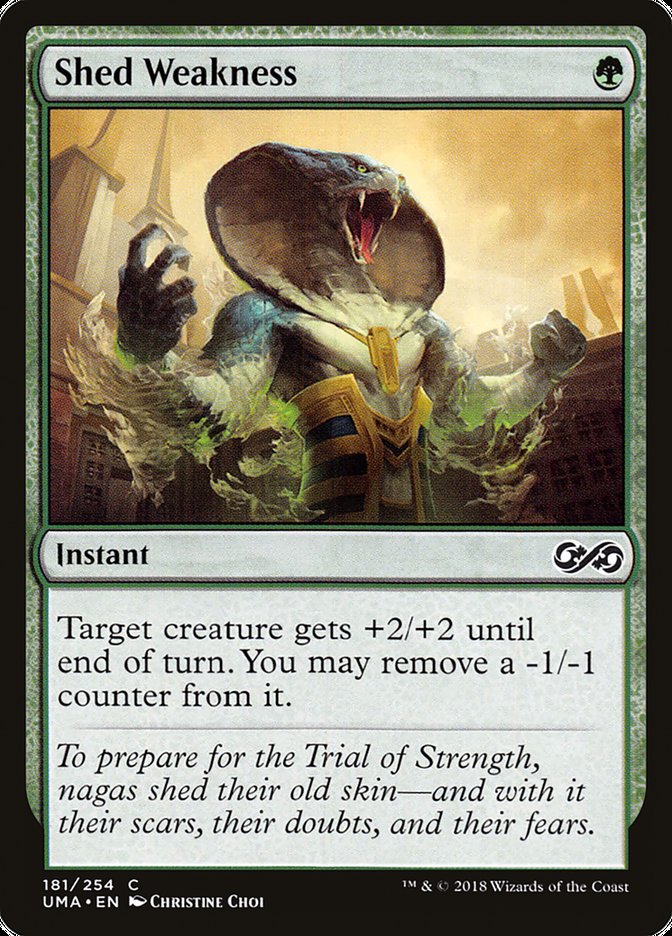 Shed Weakness - carta Magic The Gathering