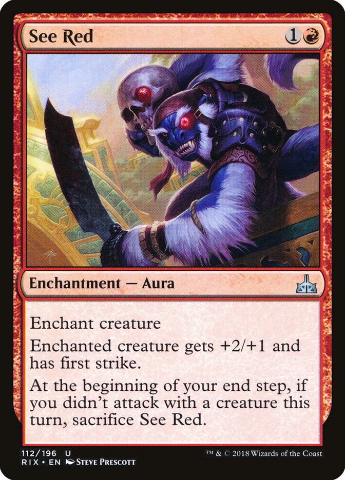 See Red - carta Magic The Gathering