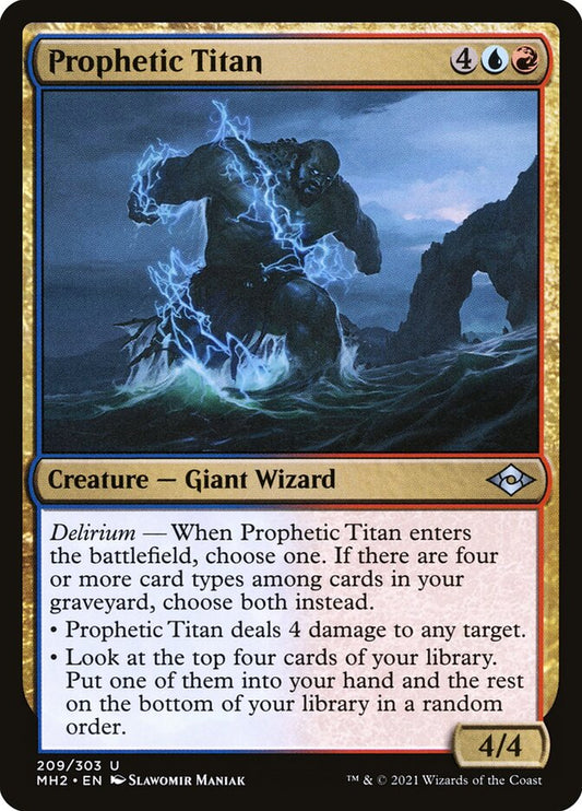 Prophetic Titan - carta Magic The Gathering