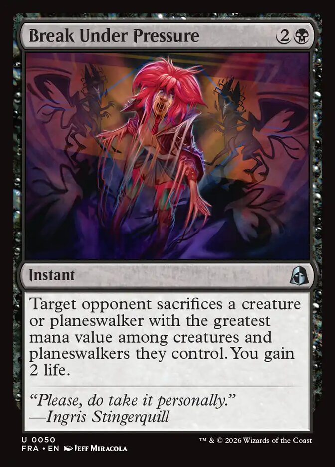 Break Under Pressure - carta Magic The Gathering