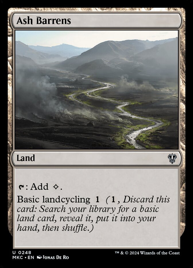 Ash Barrens - carta Magic The Gathering