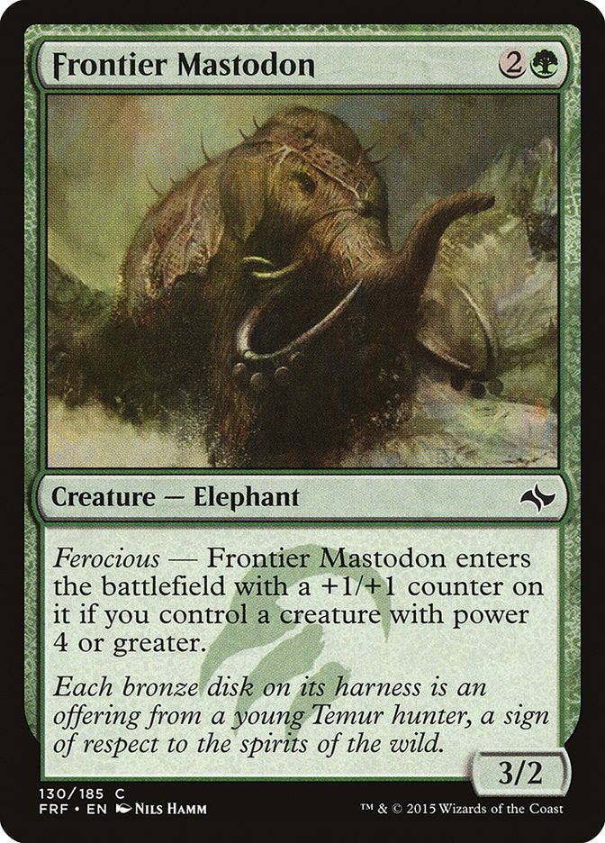 Frontier Mastodon - carta Magic The Gathering