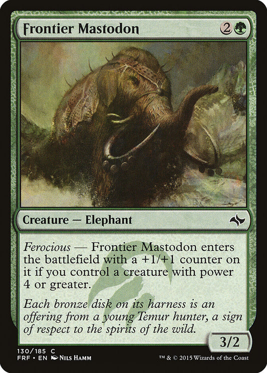 Frontier Mastodon - carta Magic The Gathering