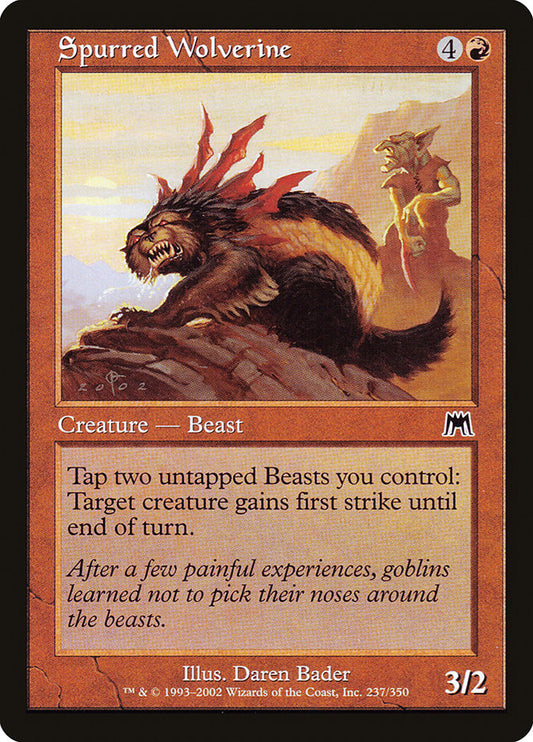 Spurred Wolverine - ONS-237-NF-STD