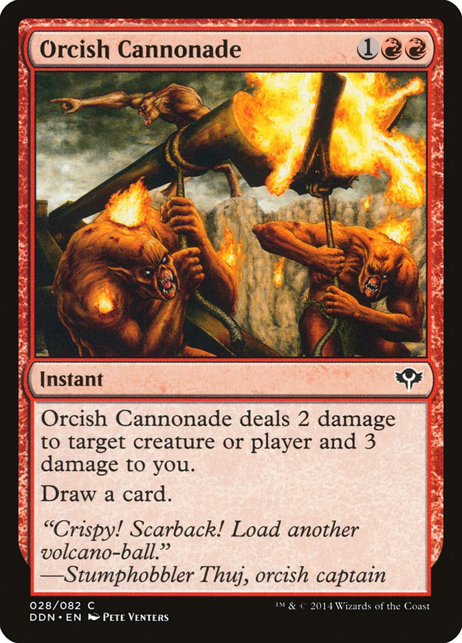 Orcish Cannonade - carta Magic The Gathering