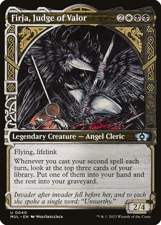 Firja, Judge of Valor - carta Magic The Gathering