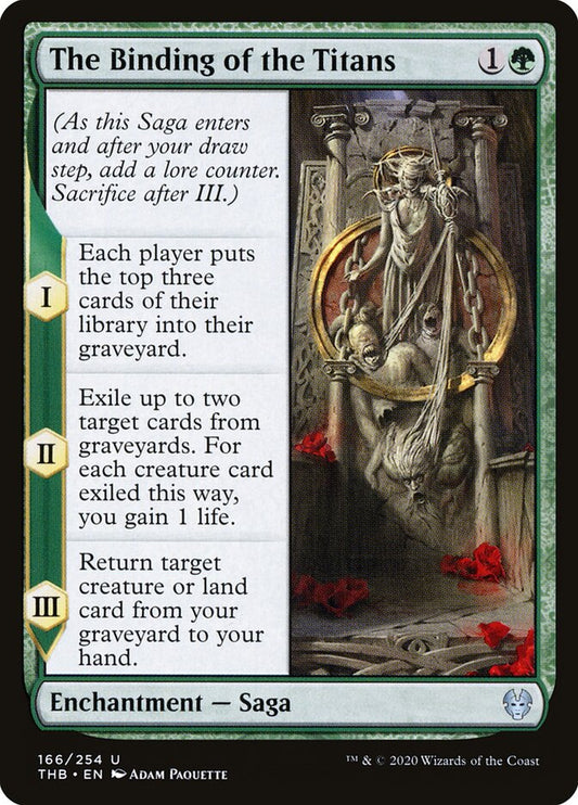 The Binding of the Titans - carta Magic The Gathering