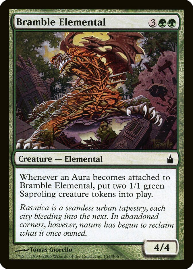 Bramble Elemental - carta Magic The Gathering
