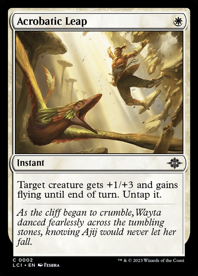 Acrobatic Leap - carta Magic The Gathering