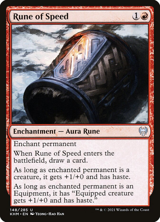 Rune of Speed - carta Magic The Gathering