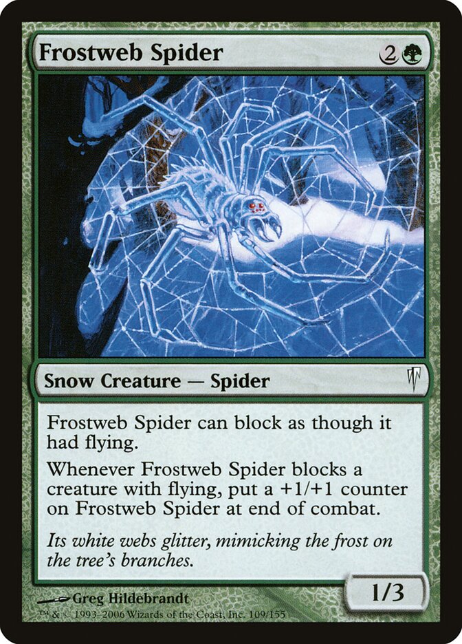 Frostweb Spider - carta Magic The Gathering
