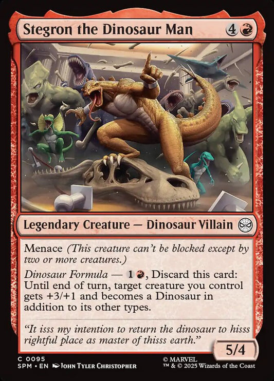 Stegron the Dinosaur Man - SPM-095-NF-LDG