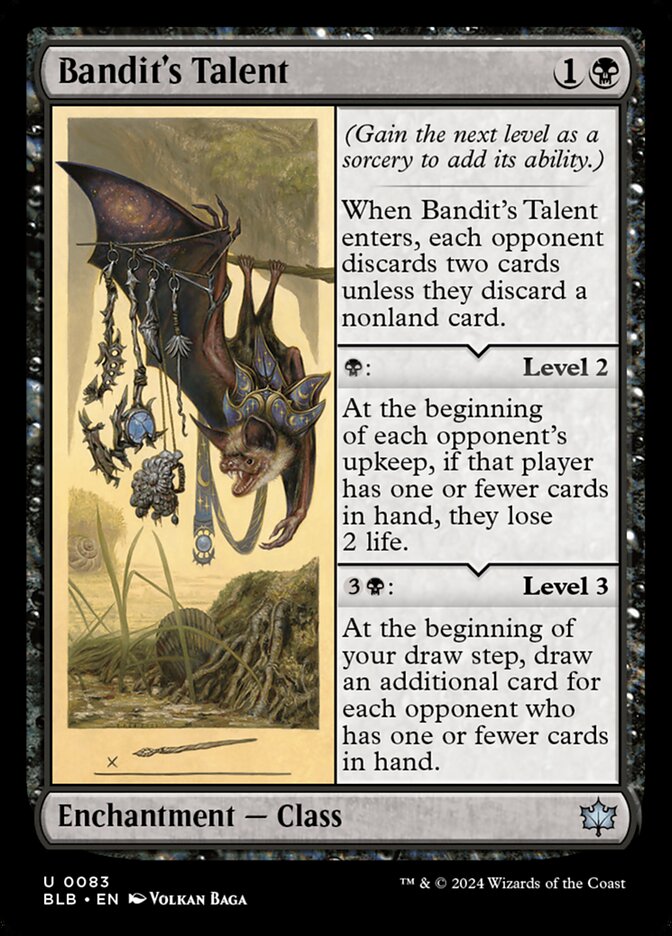 Bandit's Talent - carta Magic The Gathering