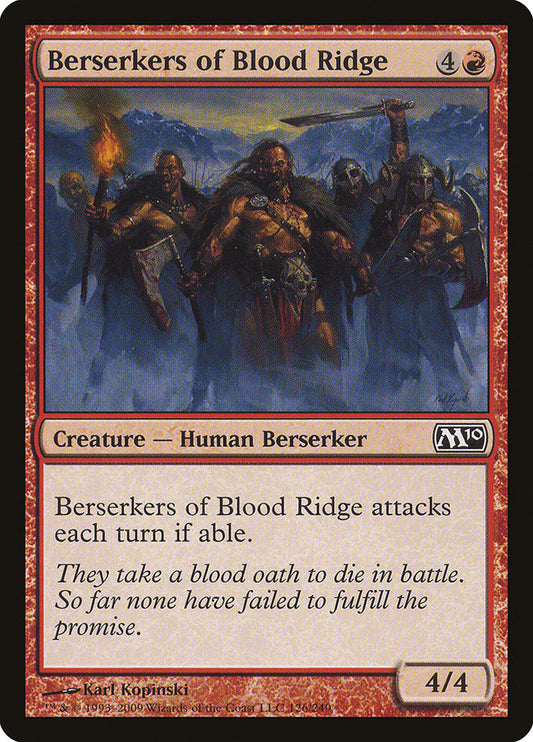 Berserkers of Blood Ridge - carta Magic The Gathering