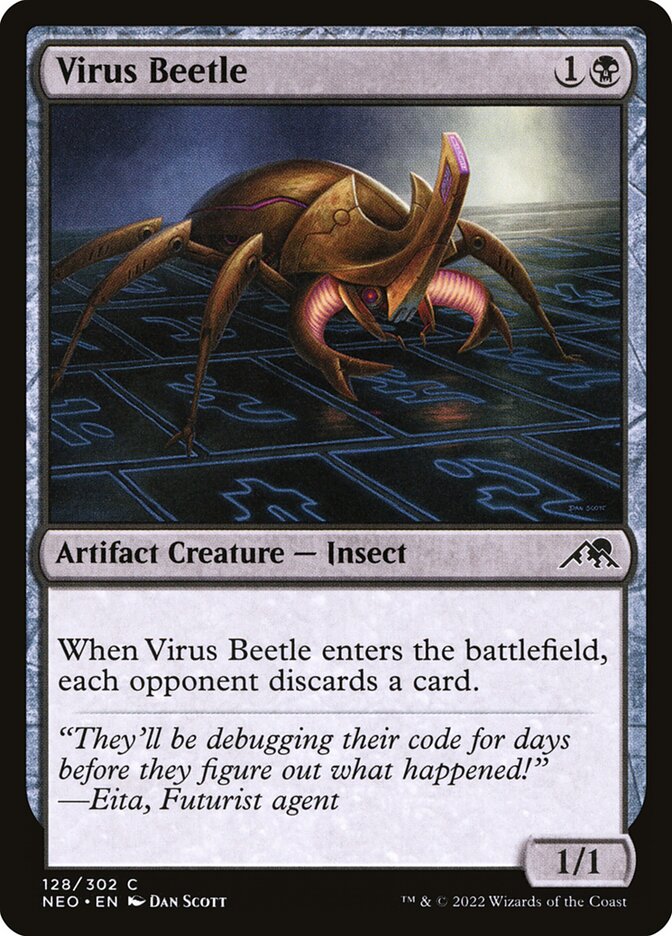 Virus Beetle - carta Magic The Gathering