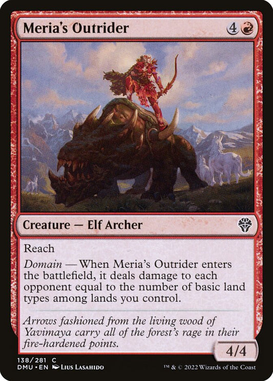 Meria's Outrider - carta Magic The Gathering
