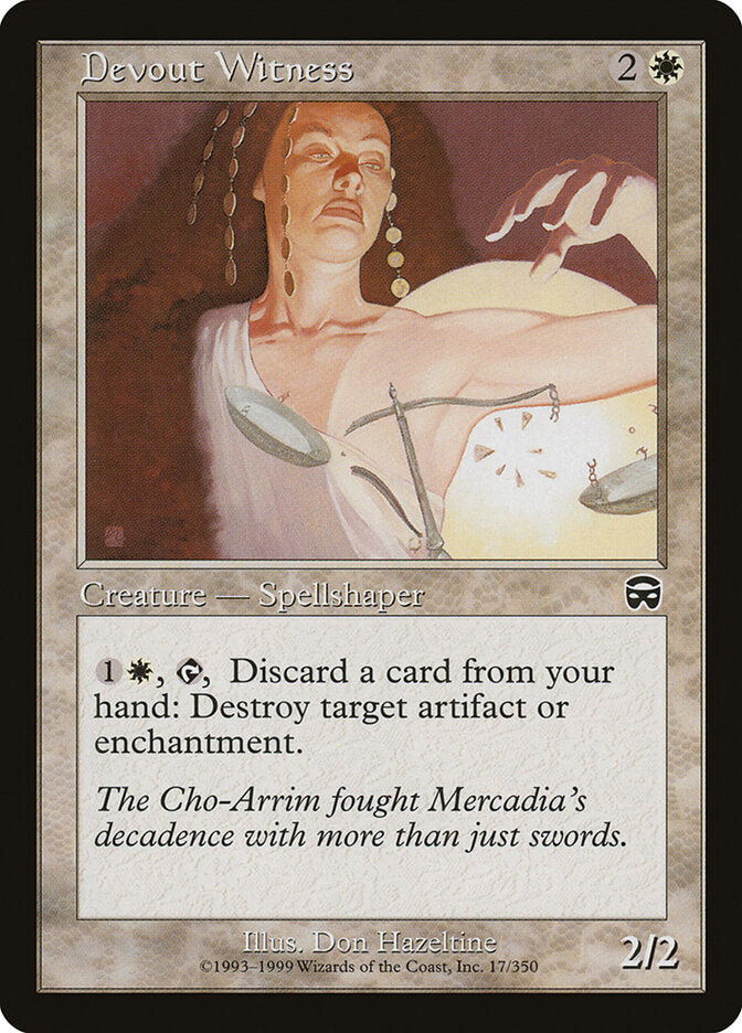 Devout Witness - carta Magic The Gathering