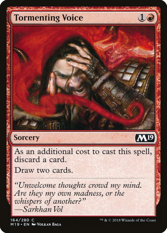Tormenting Voice - carta Magic The Gathering