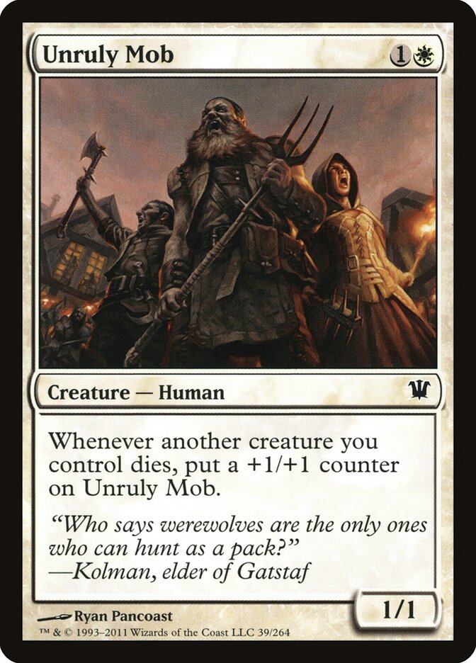 Unruly Mob - carta Magic The Gathering