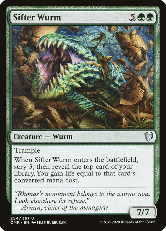 Sifter Wurm - carta Magic The Gathering