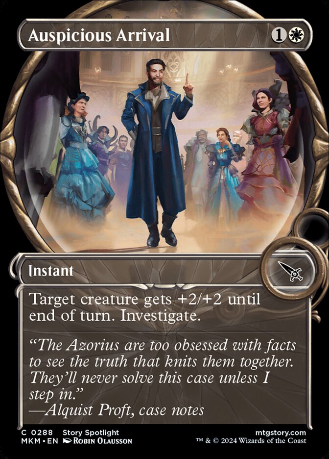 Auspicious Arrival - carta Magic The Gathering