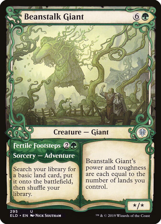 Beanstalk Giant // Fertile Footsteps - carta Magic The Gathering