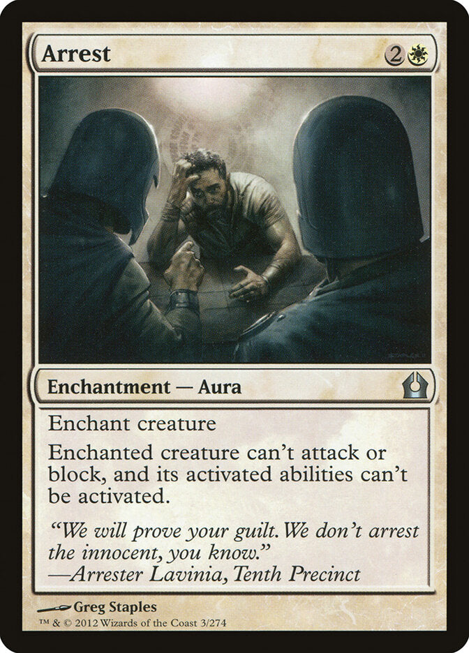 Arrest - carta Magic The Gathering