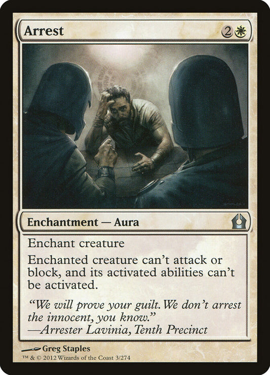 Arrest - carta Magic The Gathering