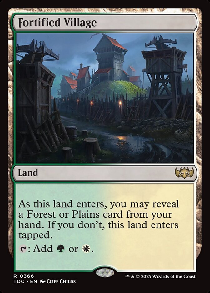 Fortified Village - carta Magic The Gathering