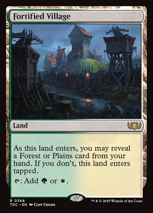 Fortified Village - carta Magic The Gathering